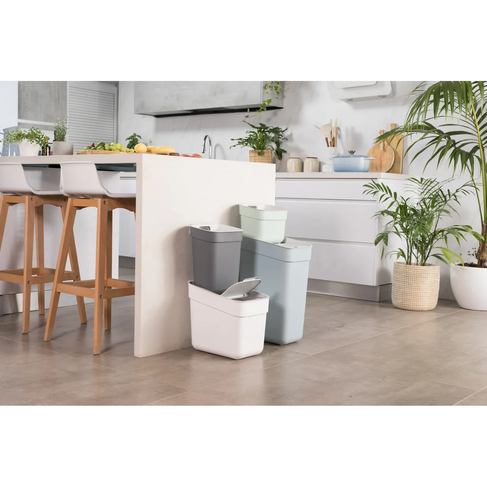 10L Ready to Collect Waste Separation Bin - Dark Grey - Image 21