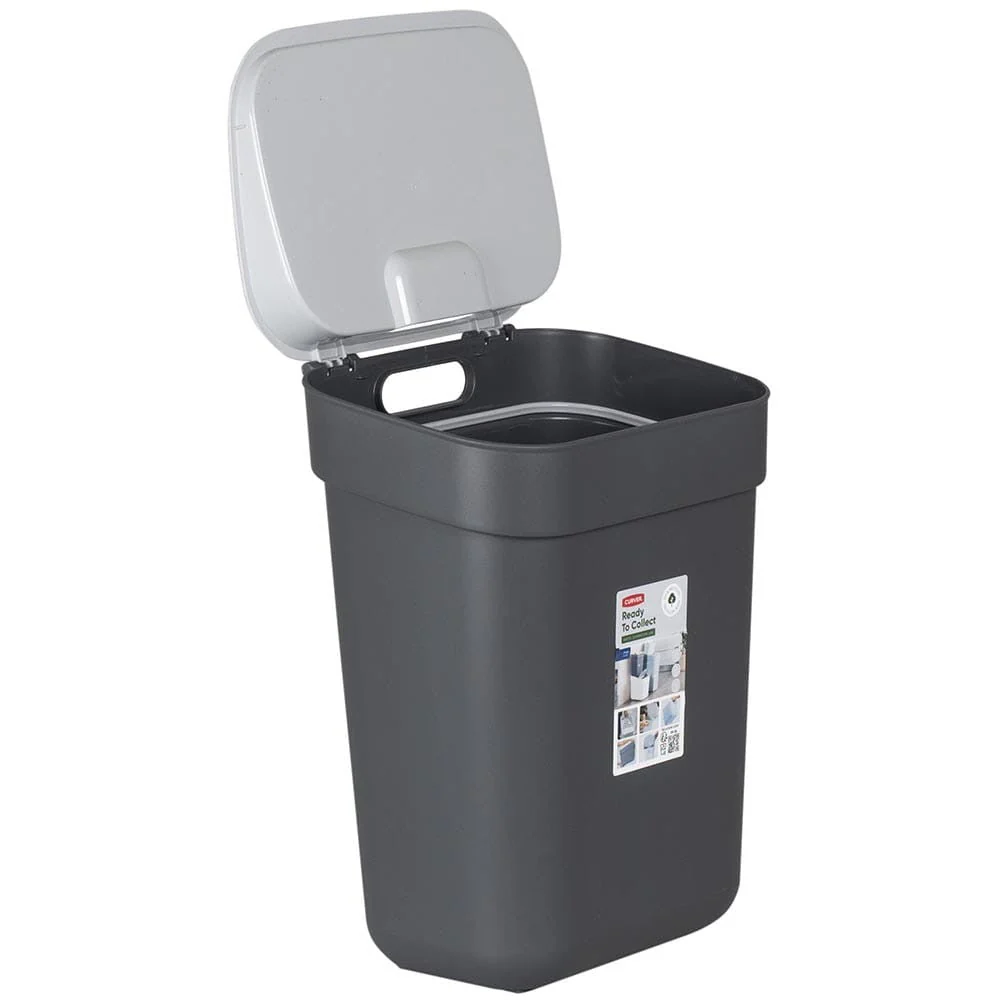 10L Ready to Collect Waste Separation Bin - Dark Grey - Image 3