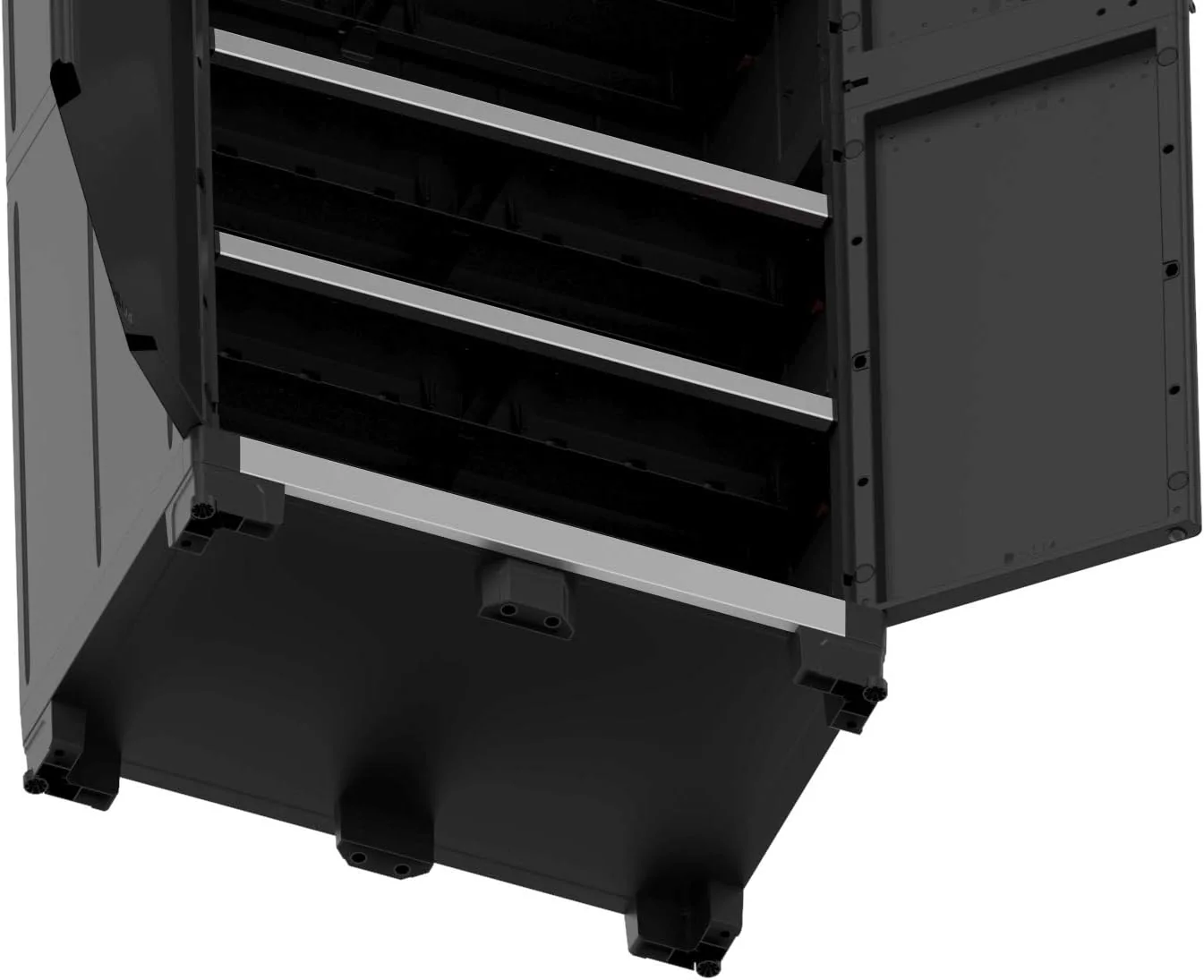 2 x Keter XL Garage Tall Storage Cabinets - Image 3