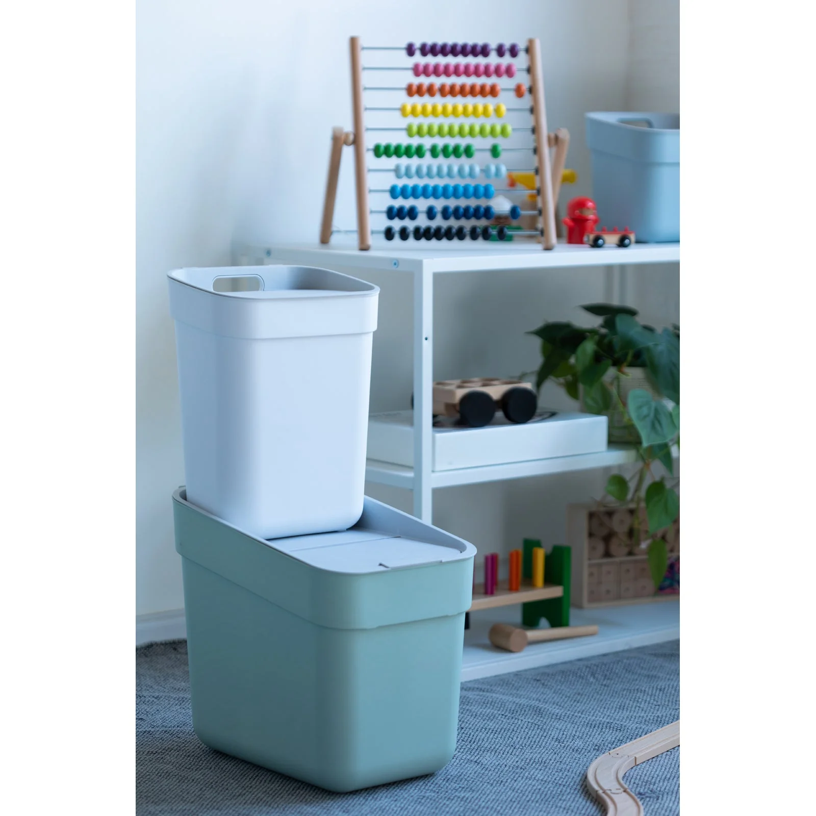 20L Ready to Collect Waste Separation Bin - Green - Image 20