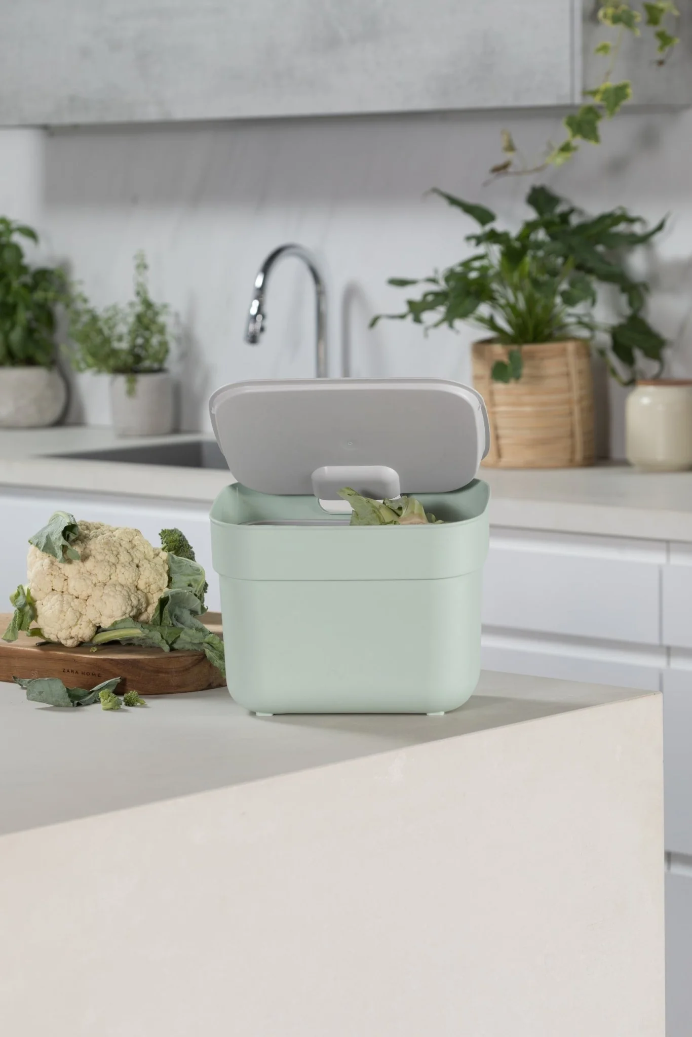 5L Ready to Collect Waste Separation Bin - Green - Image 21