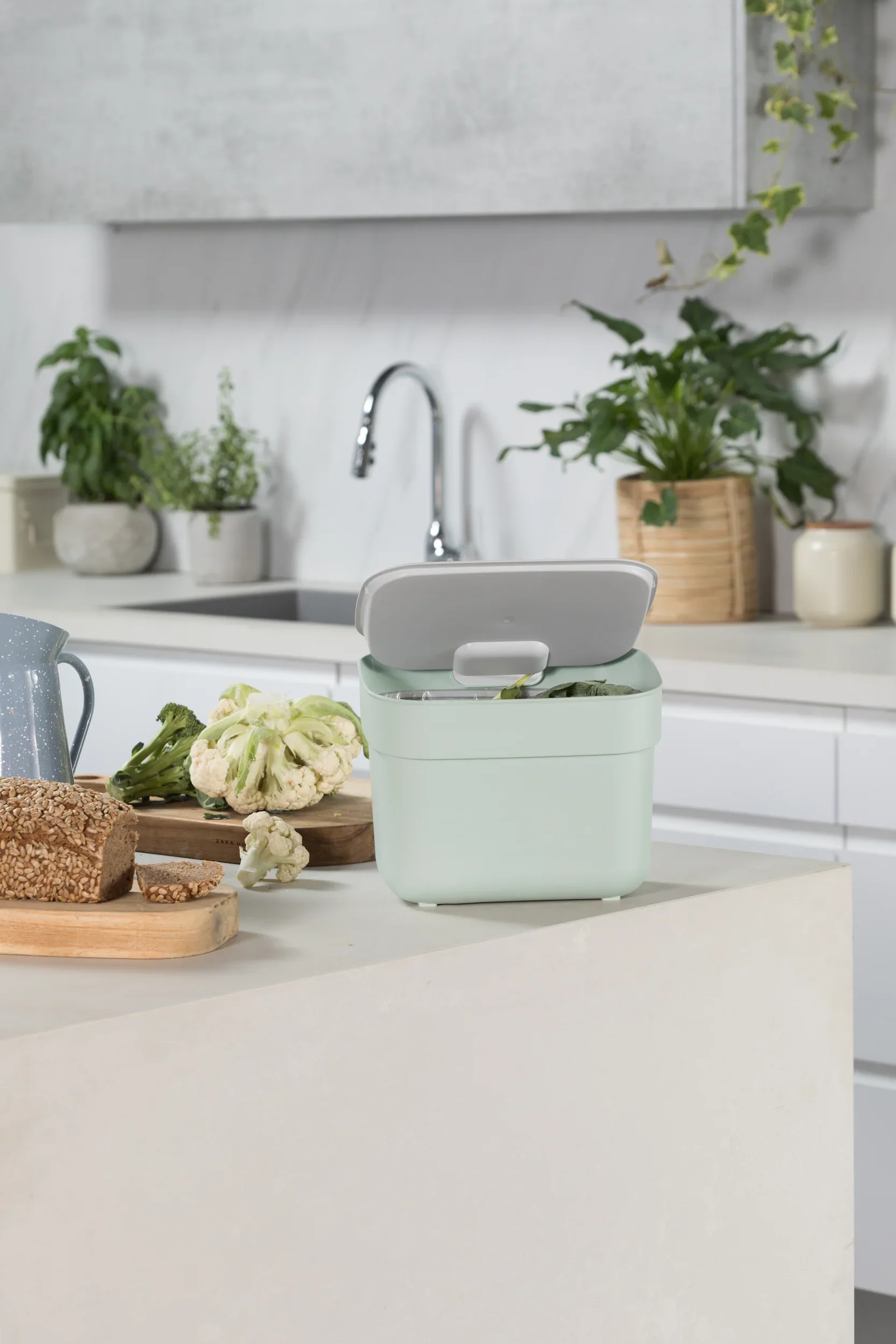 5L Ready to Collect Waste Separation Bin - Green - Image 30