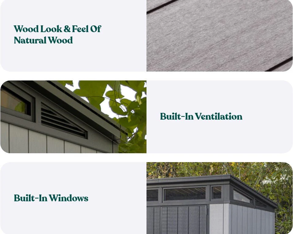 Keter Artisan 9 x 7 Garden Shed (2.8 x 2.2m) - CLEARANCE - Image 6