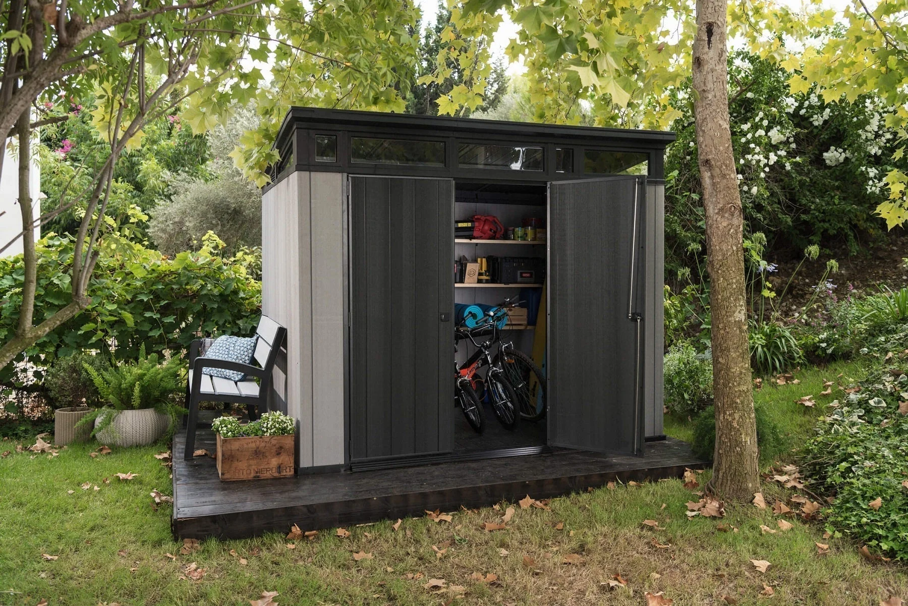 Keter Artisan 9 x 7 Garden Shed (2.8 x 2.2m) - CLEARANCE - Image 8