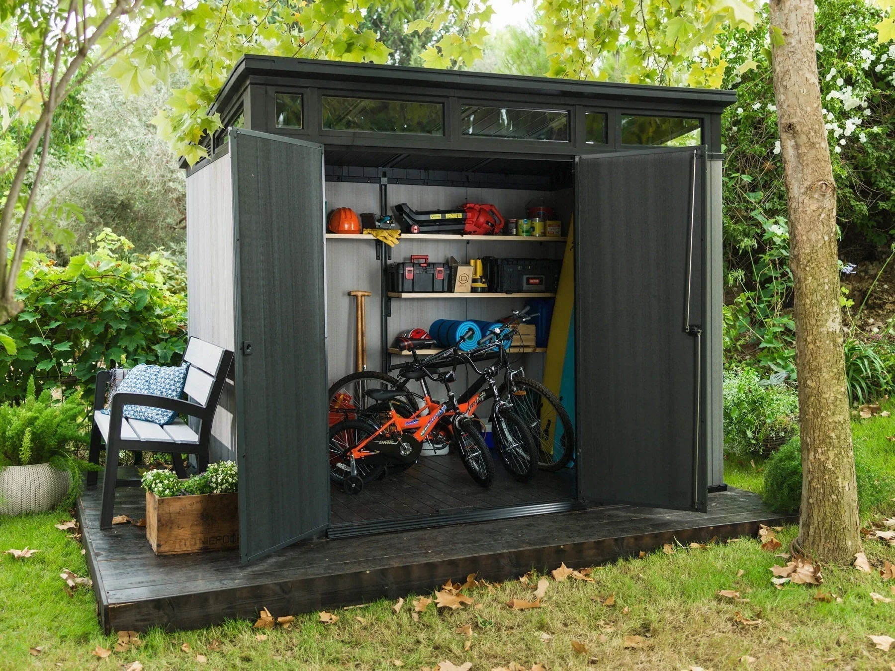 Keter Artisan 9 x 7 Garden Shed (2.8 x 2.2m) - CLEARANCE - Image 9