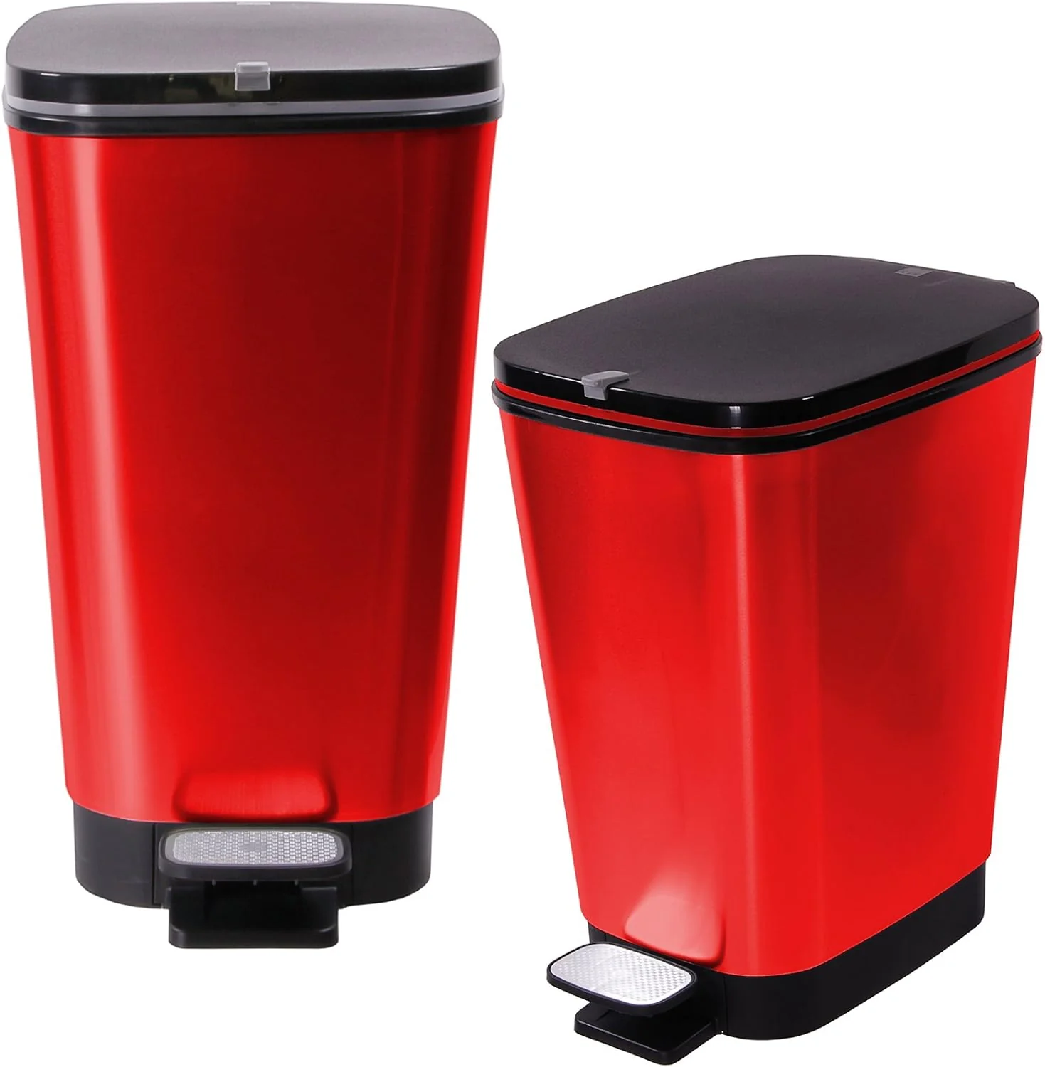 Curver Chic 35L Pedal Bin  - Red - Image 13