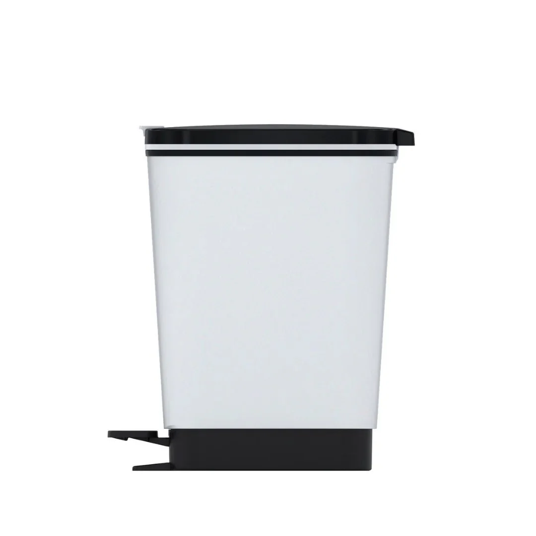 Curver Chic 45L Pedal Bin  - Steel Look - Image 14