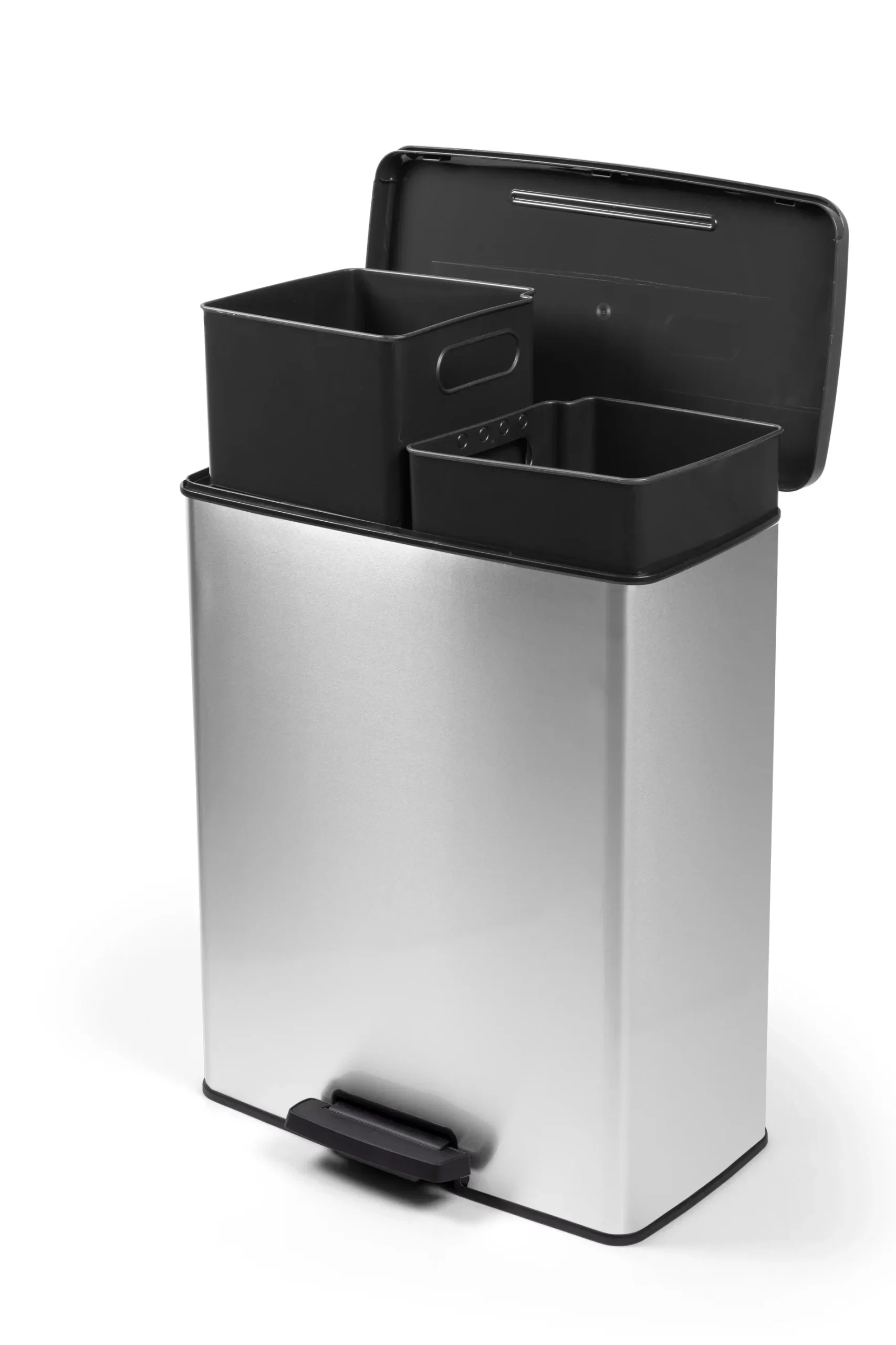 Curver Deco Duo Bin – 2 X 26L – Steel Look - Image 20