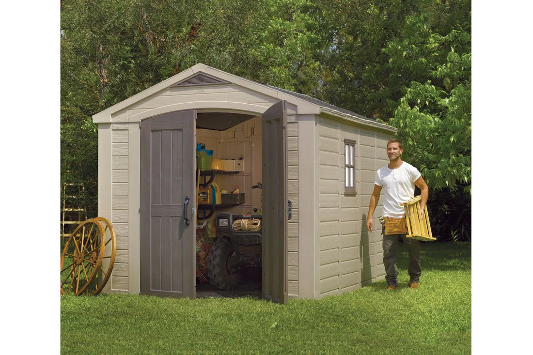PRE ORDER: MAY. - Keter Factor 8 x 11 Garden Shed (2.6 x 3.3m) - Image 5