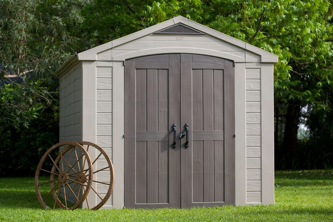 PRE ORDER: MAY. - Keter Factor 8 x 11 Garden Shed (2.6 x 3.3m) - Image 6