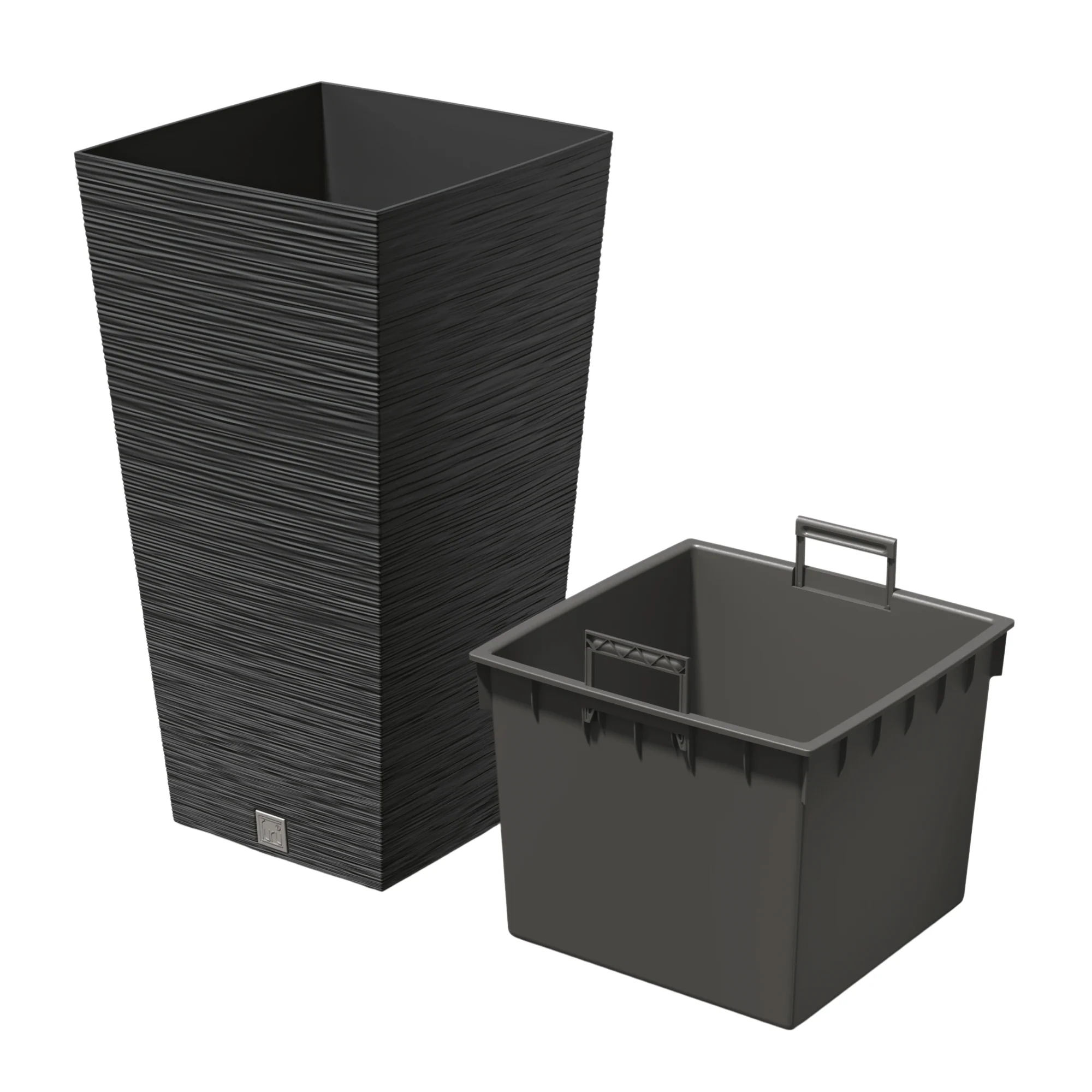 Furu Square Tall Planter 300 - Image 3