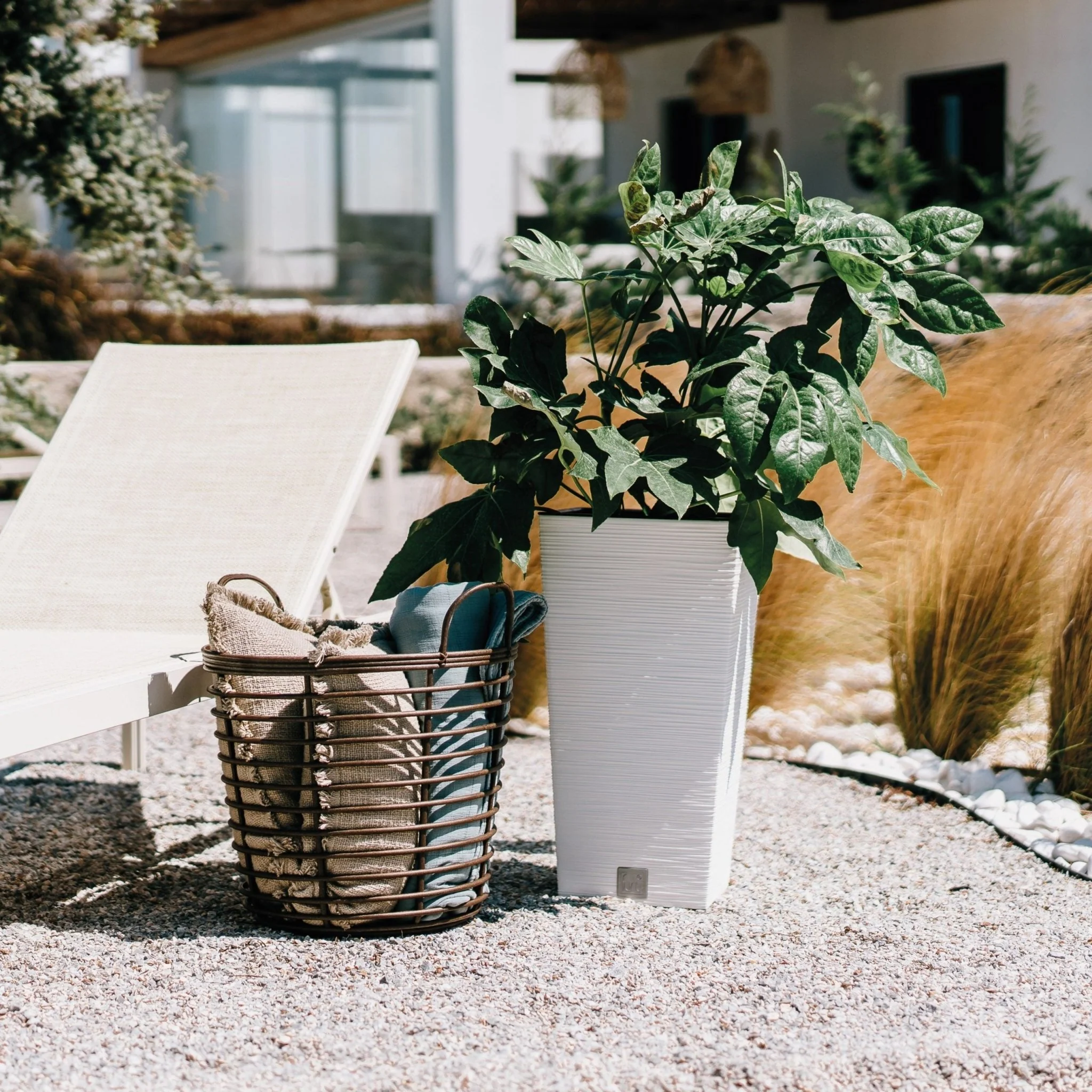 Furu Square Tall Planter 300 - Image 7