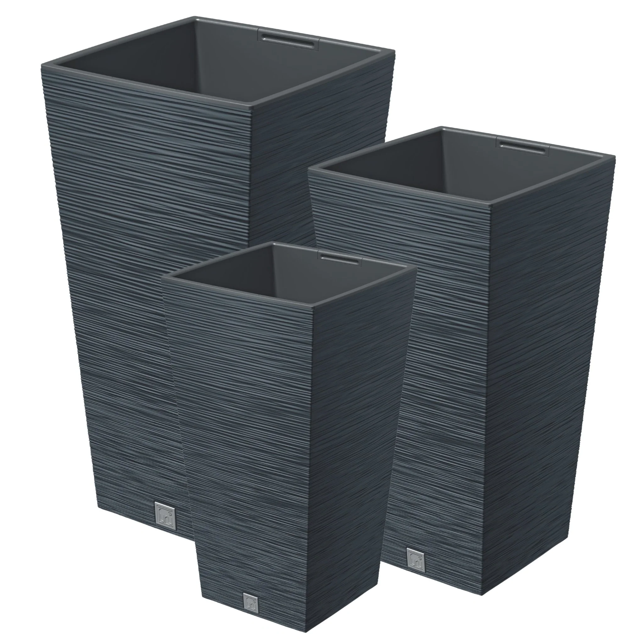Furu Square Tall Planter 300 - Image 4