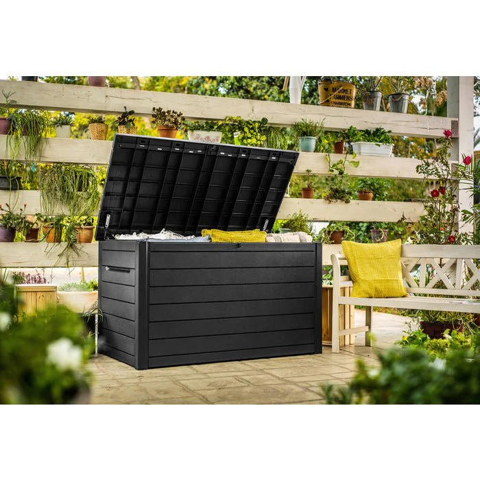 PRE ORDER: MAY. - Keter Ontario 870L Storage Box - Anthracite - Image 5