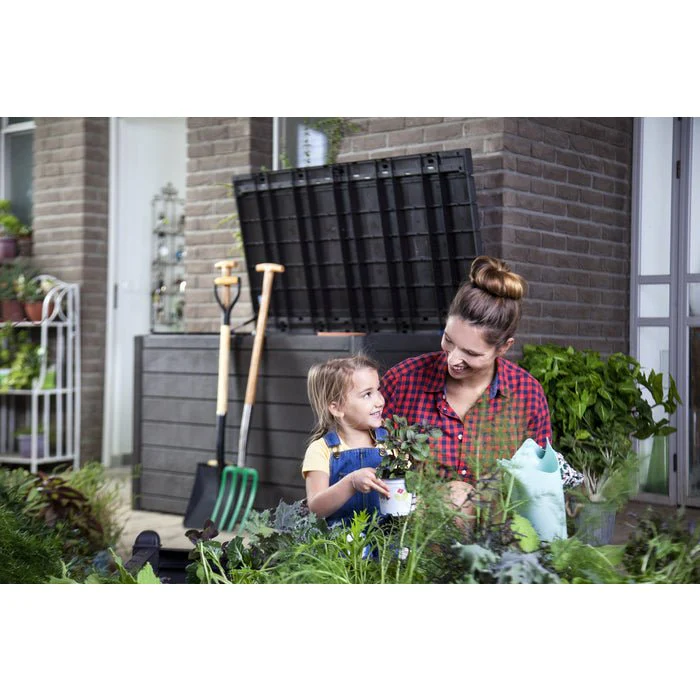 PRE ORDER: MAY. - Keter Ontario 870L Storage Box - Anthracite - Image 8