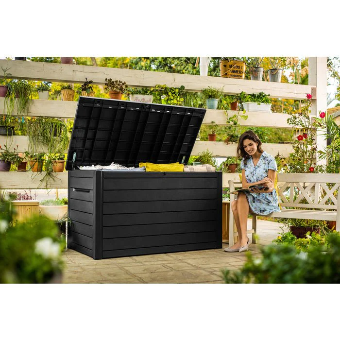 PRE ORDER: MAY. - Keter Ontario 870L Storage Box - Anthracite - Image 9