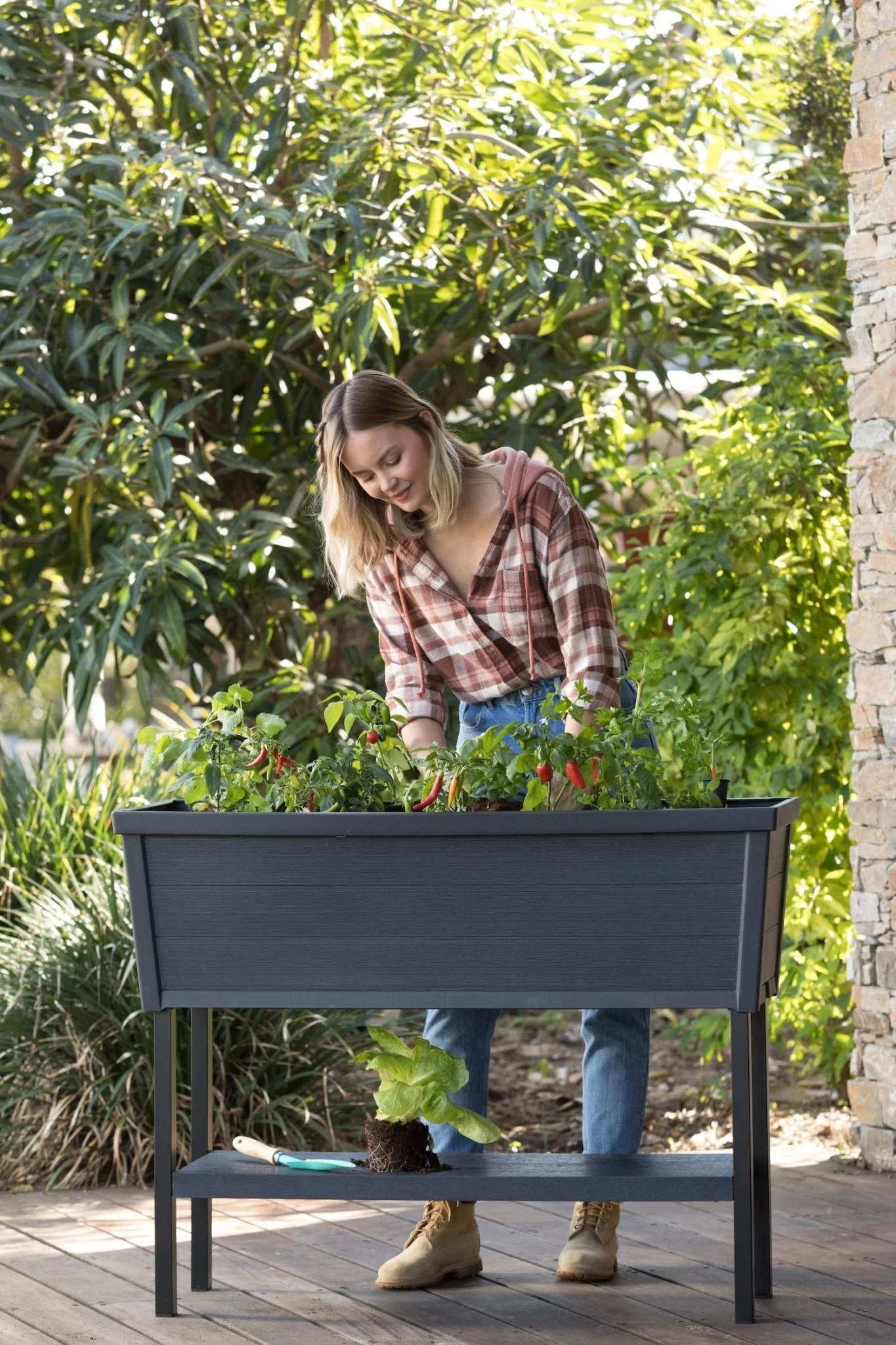 Keter Alfresco Garden Bed - Black - 2 Pack - Image 13