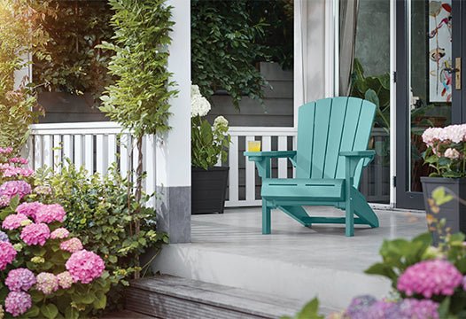 Keter Alpine Adirondack Chair - Aqua Teal - Image 10