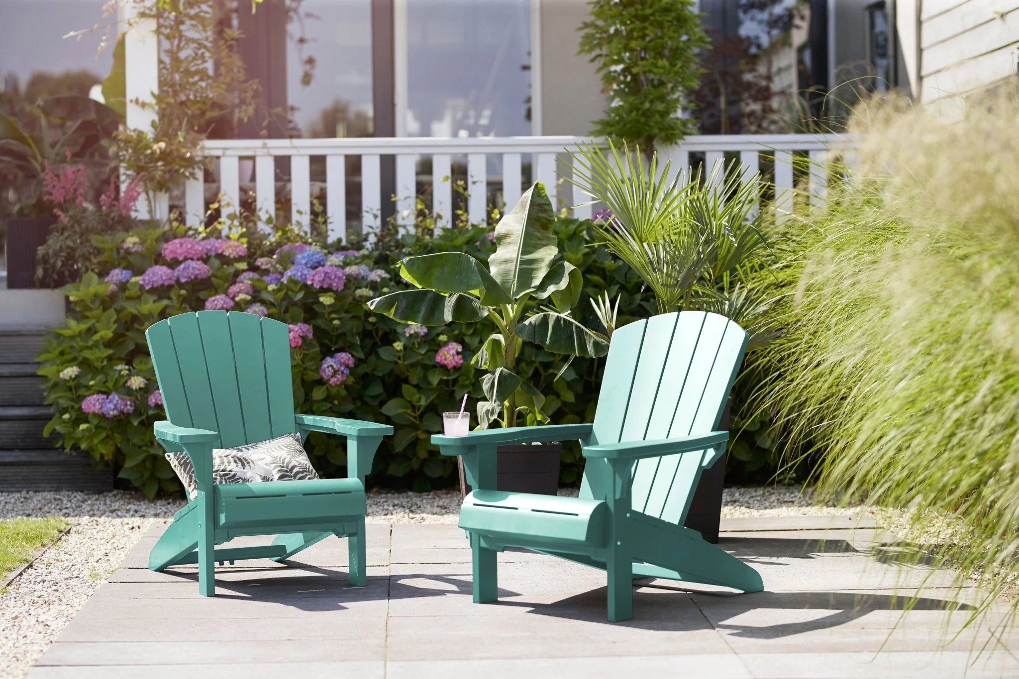 Keter Alpine Adirondack Chair - Aqua Teal - Image 17
