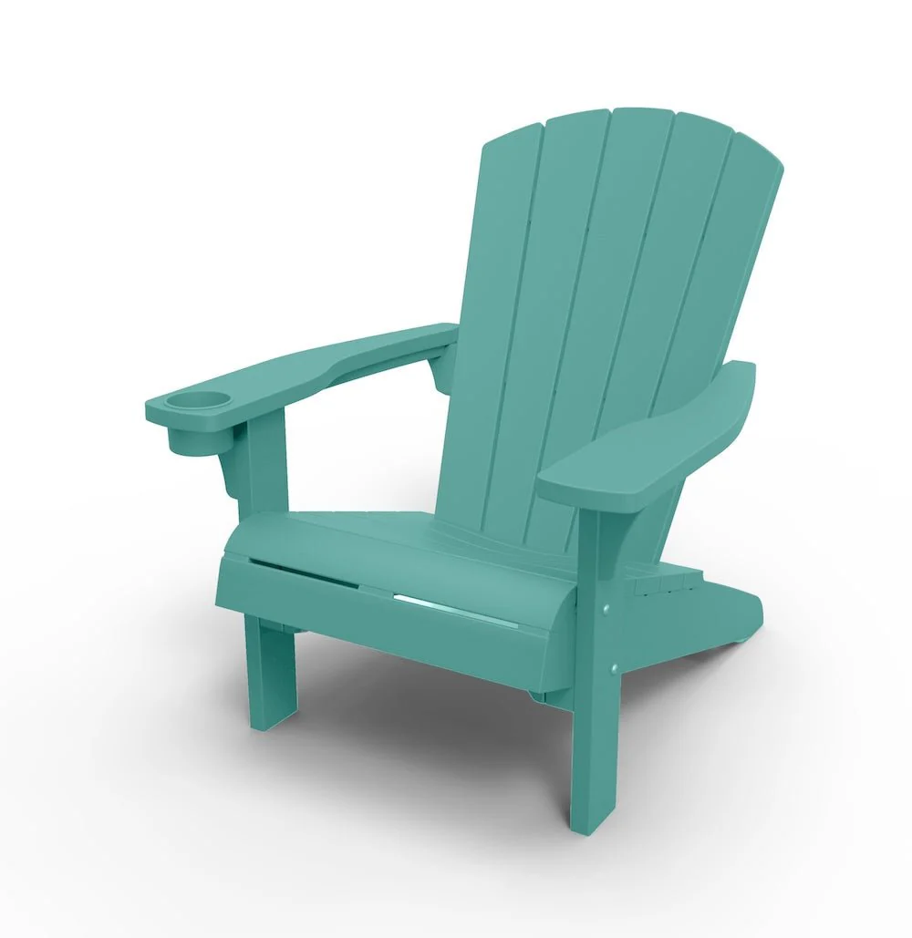Keter Alpine Adirondack Chair - Aqua Teal - Image 18