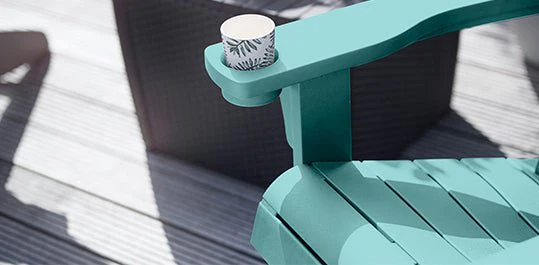 Keter Alpine Adirondack Chair - Aqua Teal - Image 7