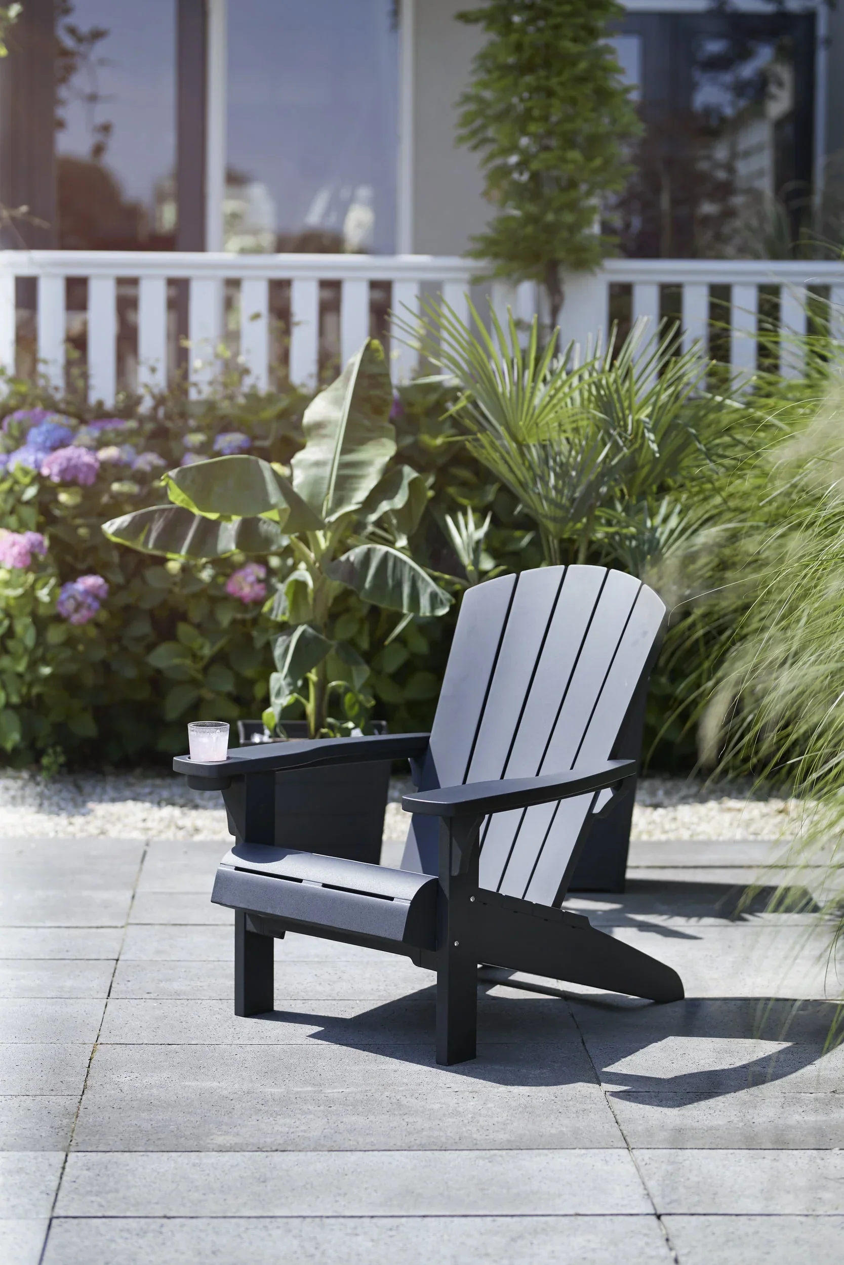 PRE ORDER: APR. - Keter Alpine Adirondack Chair - Graphite - 2 PACK - Image 11