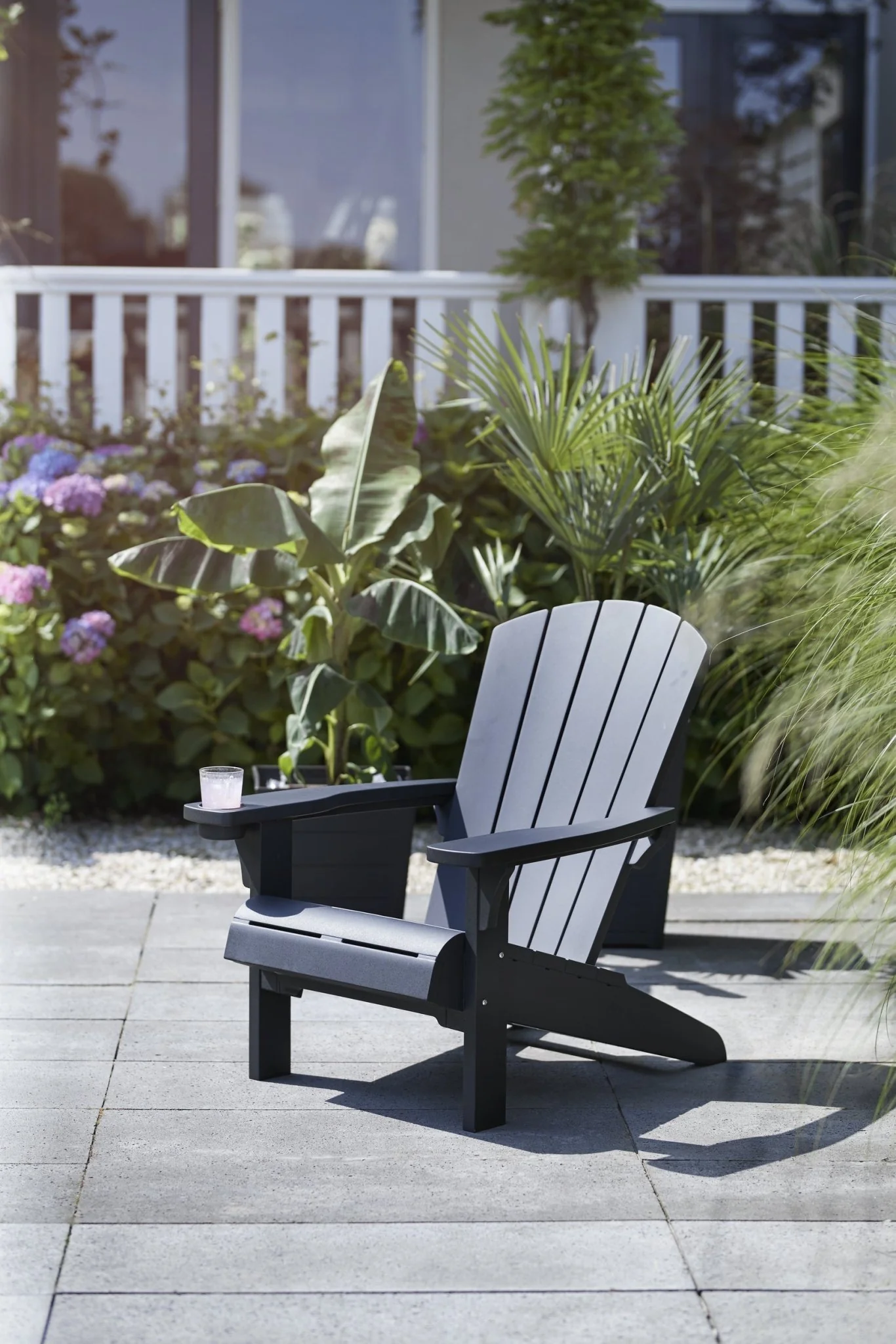 PRE ORDER: APR. - Keter Alpine Adirondack Chair - Graphite - Image 6