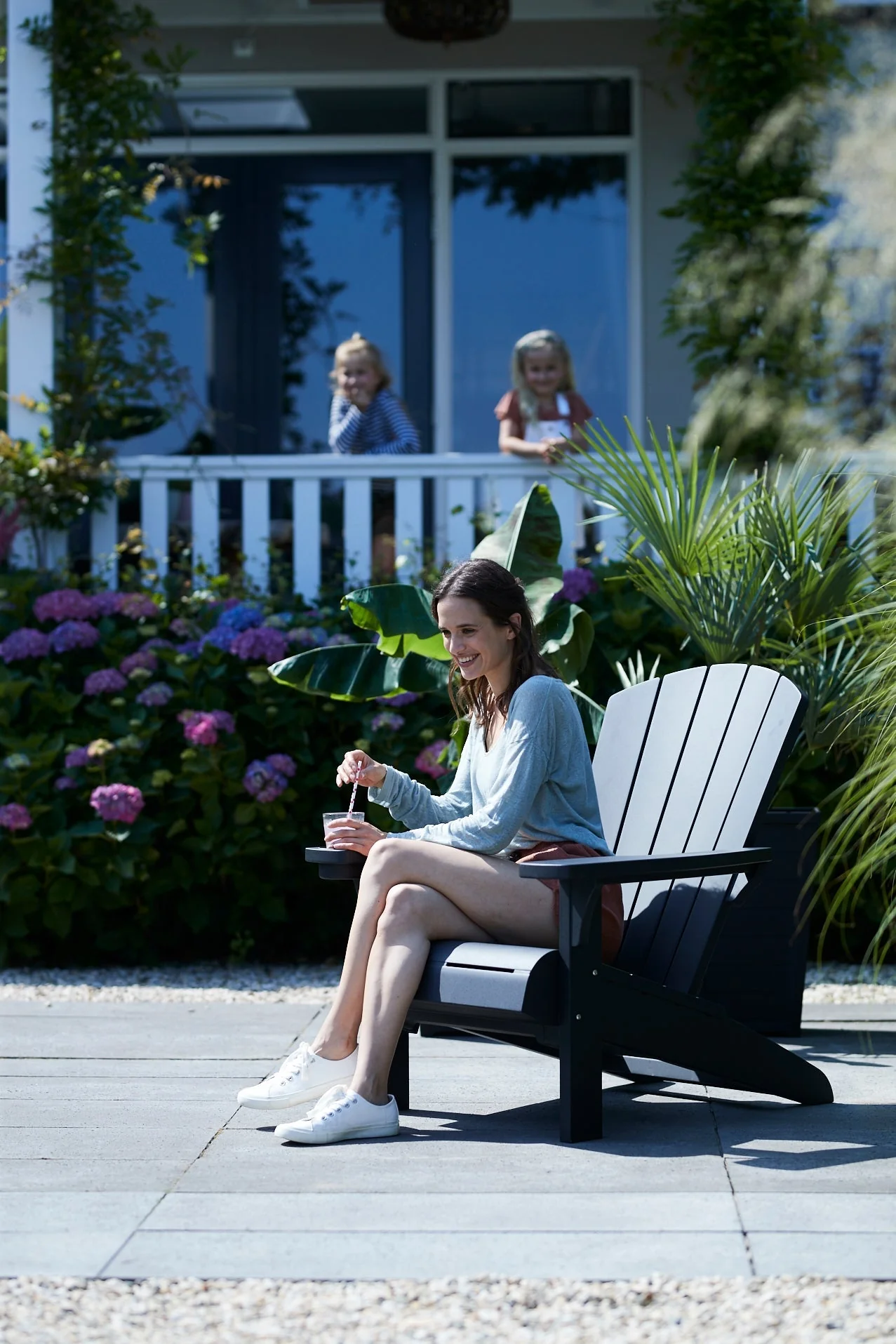 PRE ORDER: APR. - Keter Alpine Adirondack Chair - Graphite - Image 8