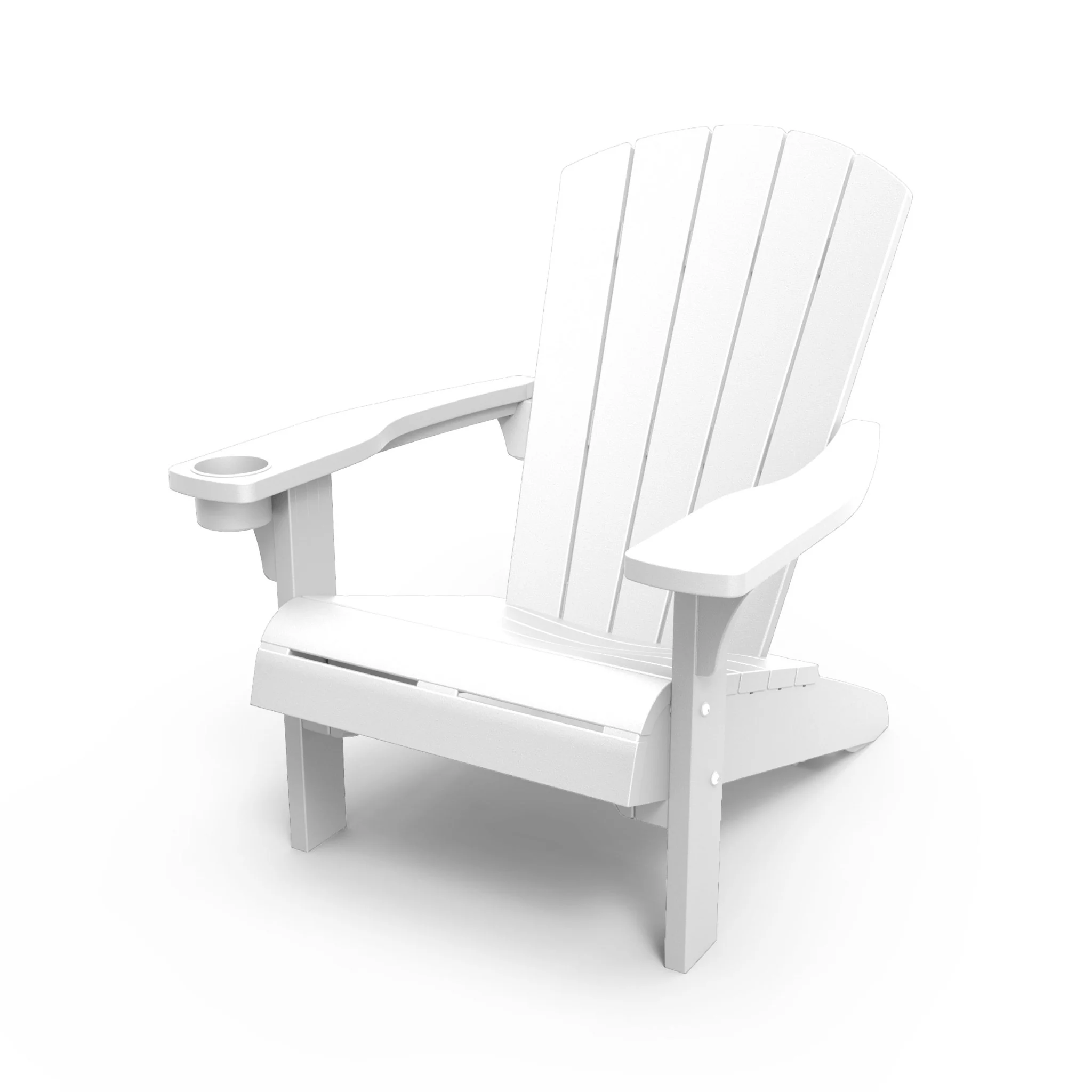 PRE ORDER: APR. - Keter Alpine Adirondack Chair - White - 2 PACK - Image 9