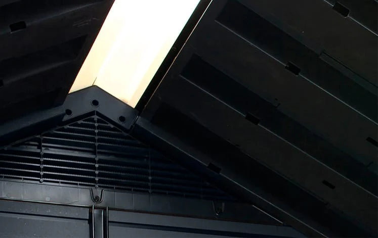 Keter Apex Shed 7.5x7 -Stormgrey Look (2.3 x 2.2m) - Image 8