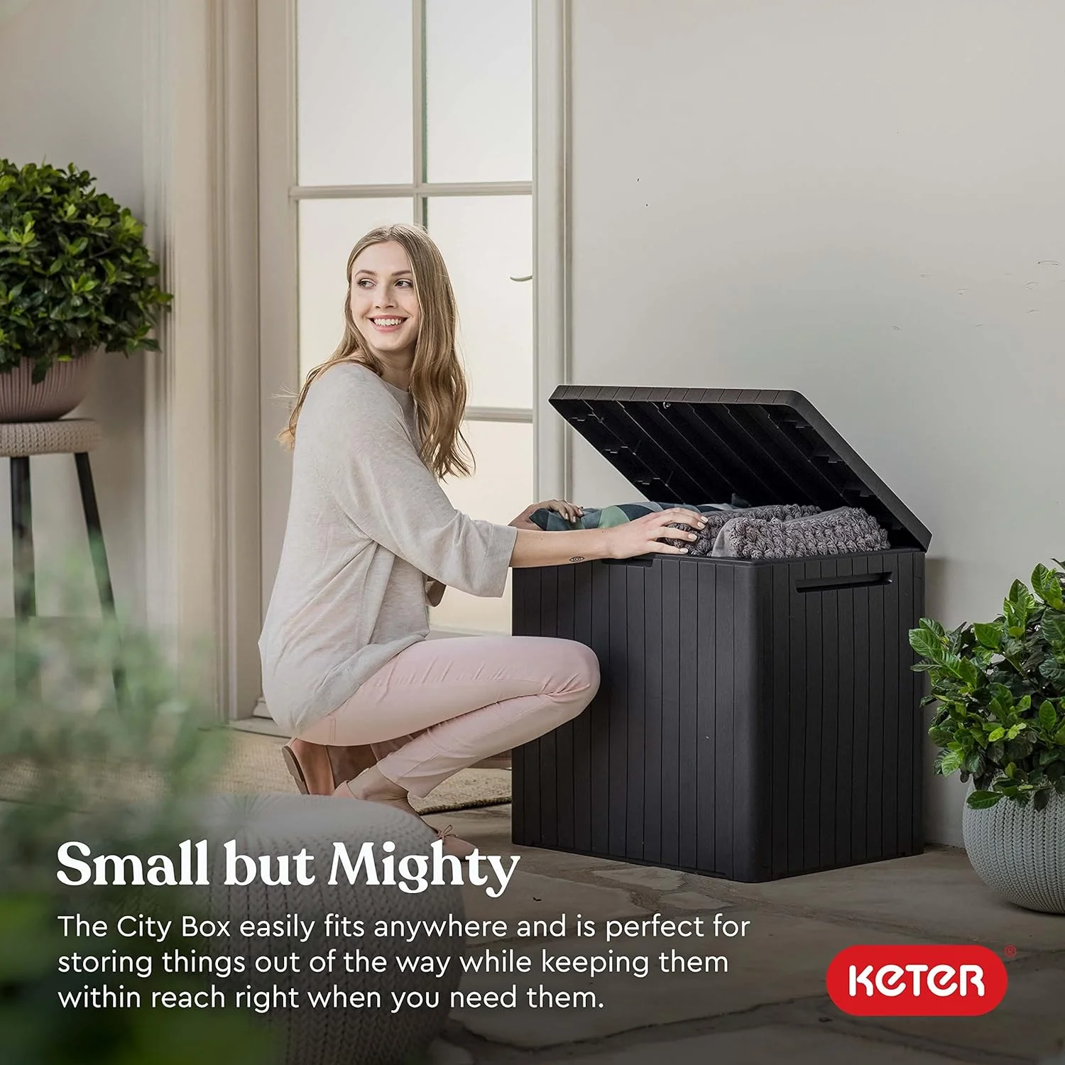 Keter City Box - 113L Outdoor Storage Box - Image 4