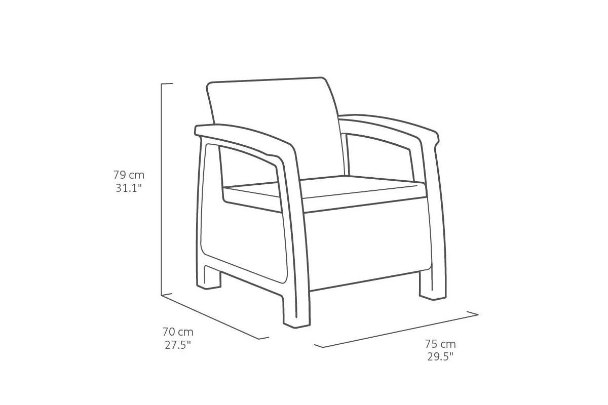 PRE ORDER: AUG. - Keter Corfu Balcony Set - Image 5