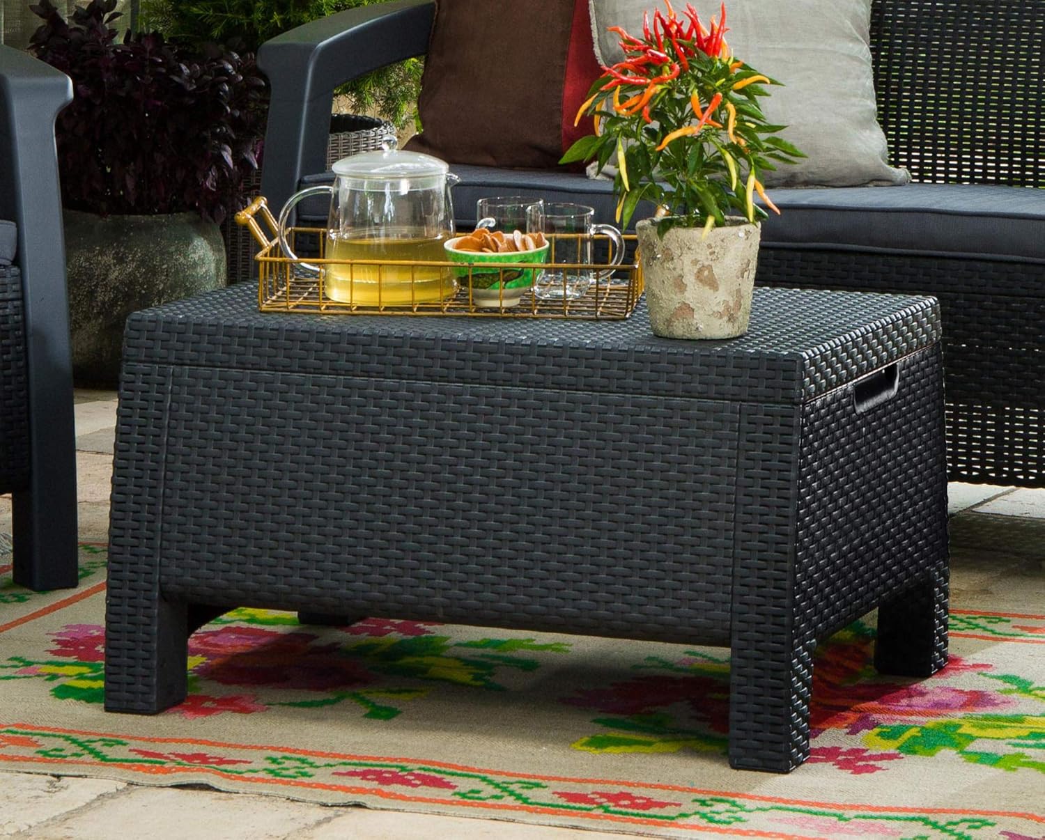 Keter Corfu 100L Storage Table - Image 6