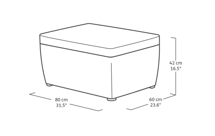 Keter Mia Outdoor Lounge Set - Graphite - Image 7