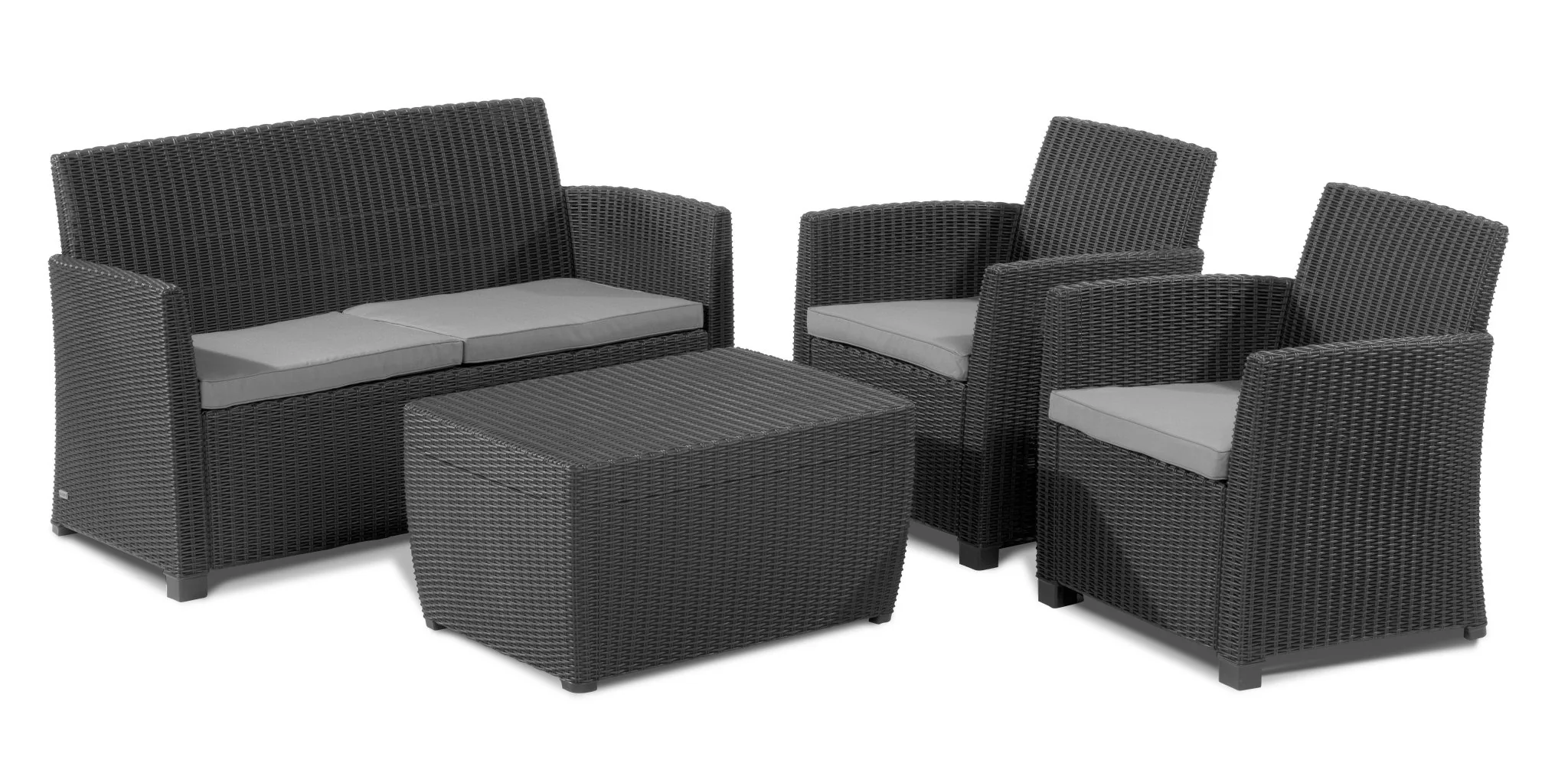 Keter Mia Outdoor Lounge Set - Graphite - Image 9