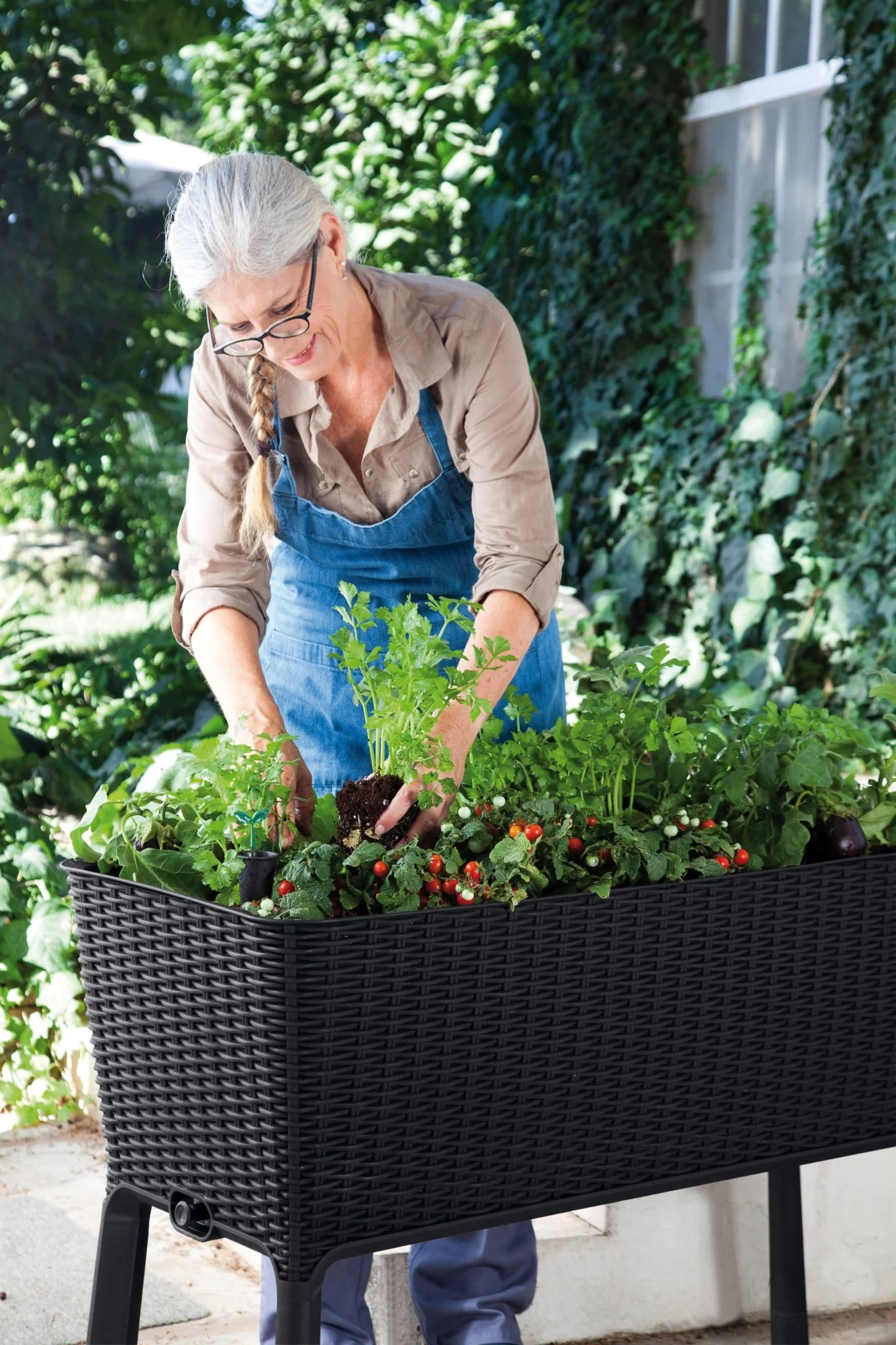 Keter Easy Grow Planter- Brown - Image 9