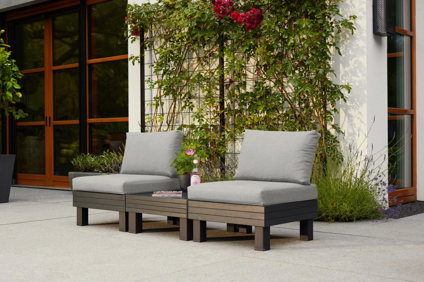 Keter Elements Balcony Set - Graphite - Image 5