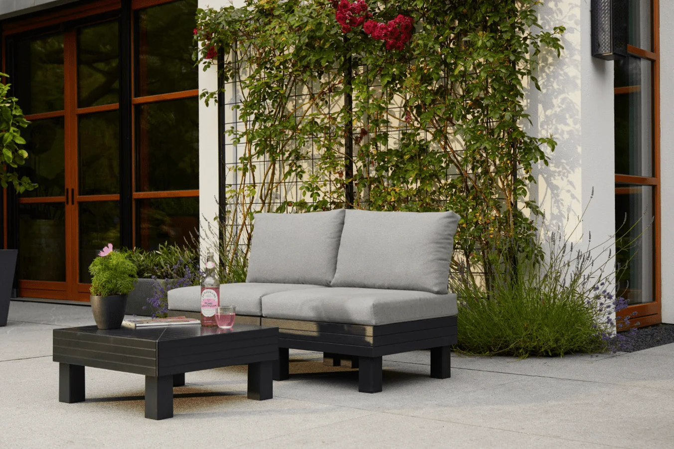 Keter Elements Balcony Set - Graphite - Image 9