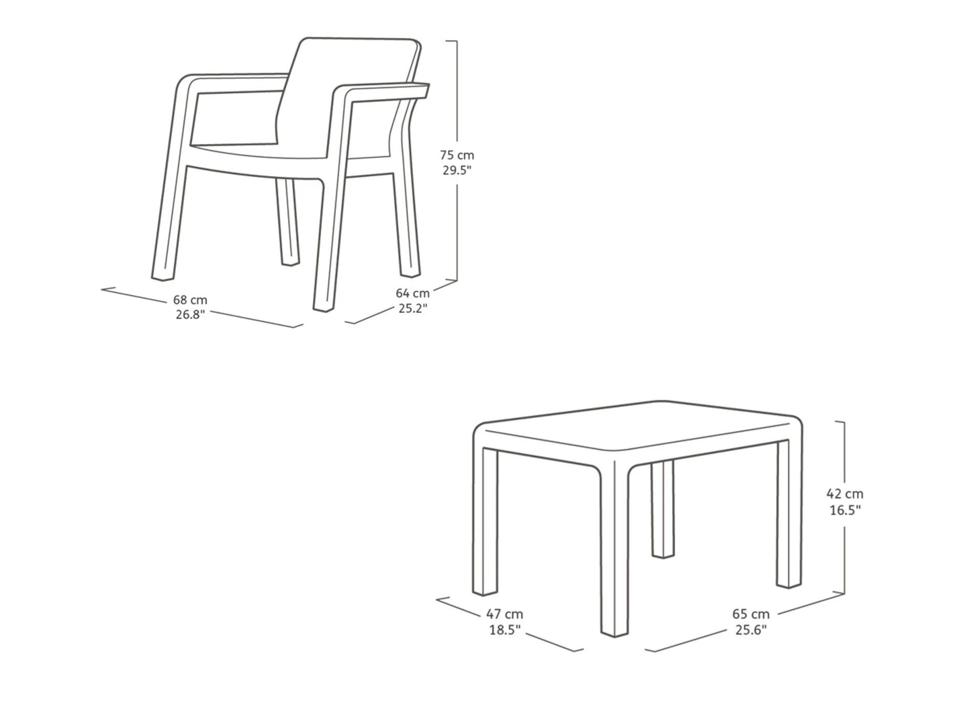 Keter Emily Balcony Set - Image 4