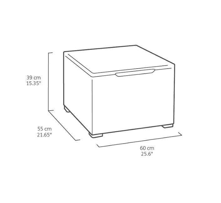 Keter Emma Corner Lounge Set - With Storage Table - Image 4