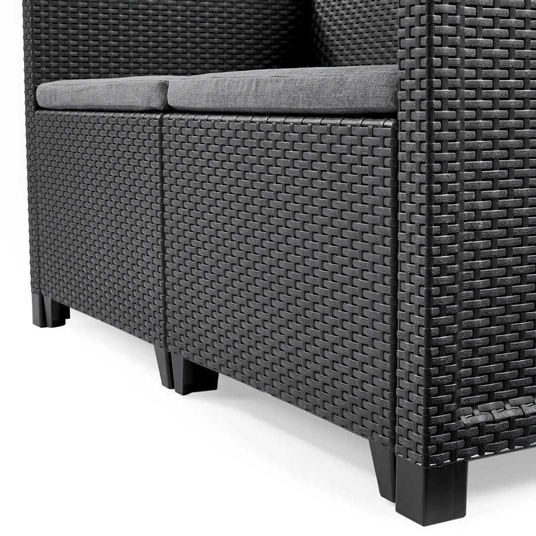 Keter Emma Corner Lounge Set - With Storage Table - Image 7