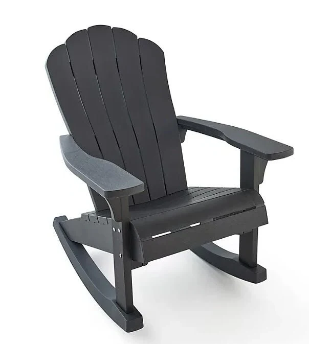Keter Everest Rocking Adirondack Chair - Graphite- 2 PACK - Image 10