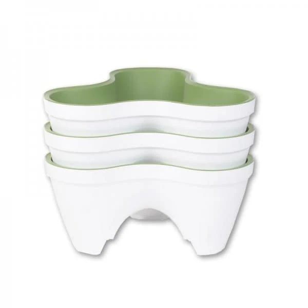 Keter Ivy Planter - White / Green - 5 Pack - Image 10