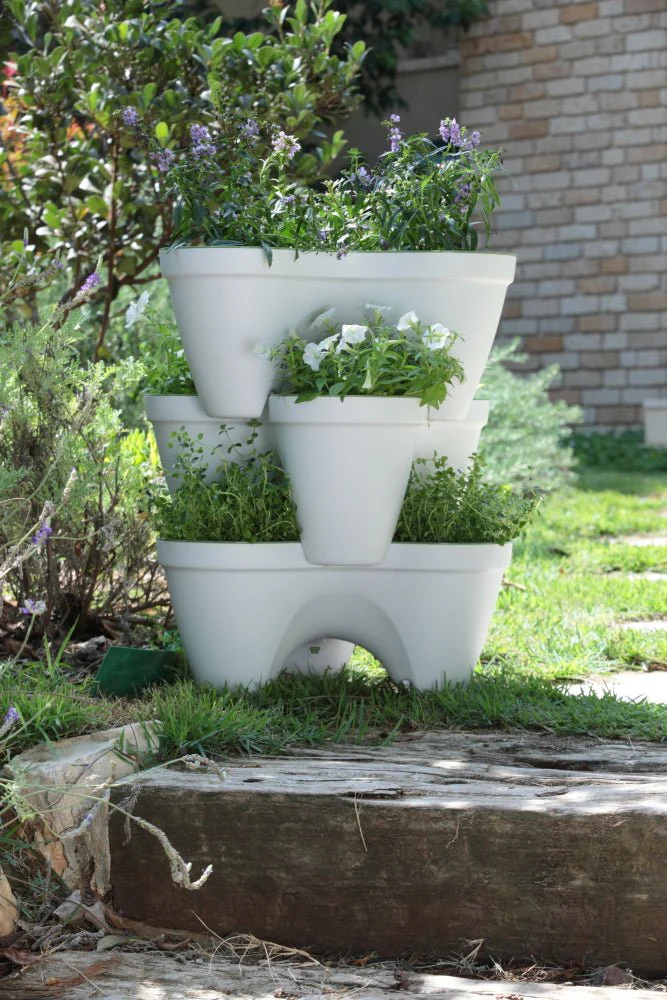 Keter Ivy Planter - White / Green - 5 Pack - Image 11