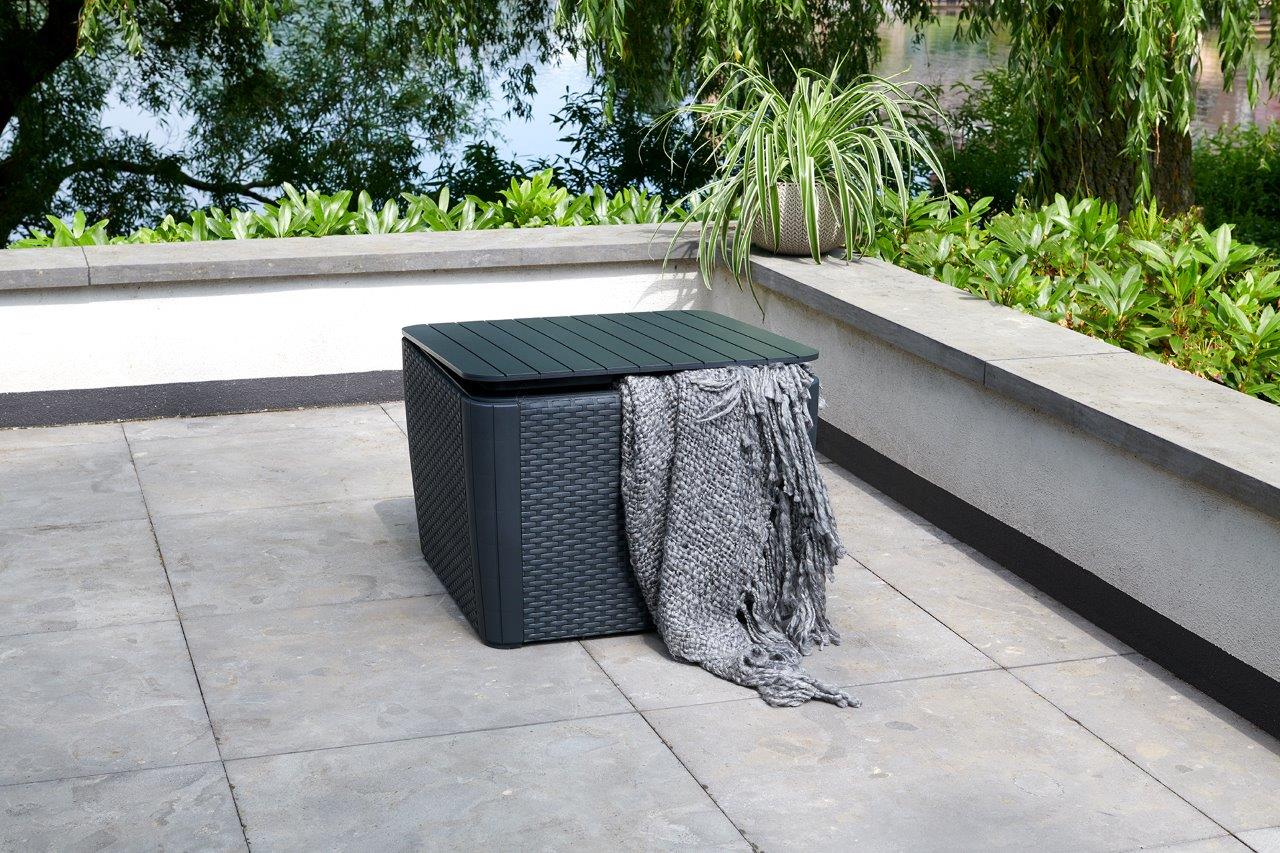 Keter Luzon Plus - 101L Outdoor Storage Table / Seat - Image 10