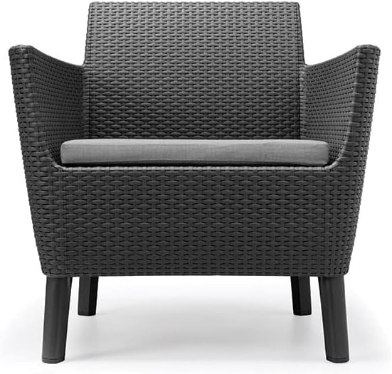 Keter Salemo Lounge Set With Storage Table - GRAPHITE - Image 3