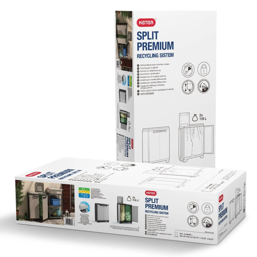 PRE ORDER: APR. Keter Split Recycling System - Image 11