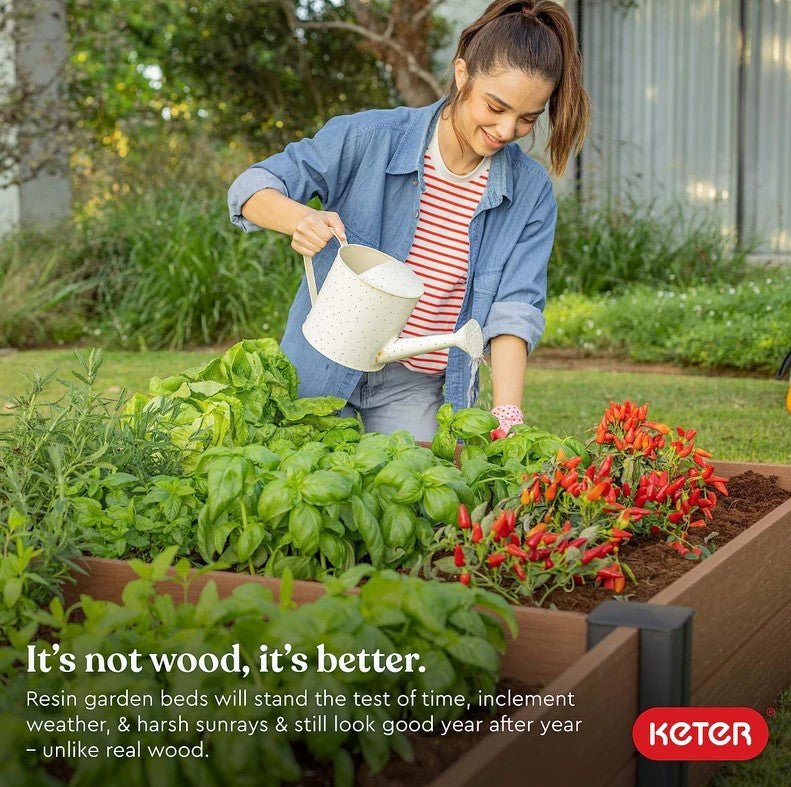 Keter Vista Garden Bed - Brown - Image 6