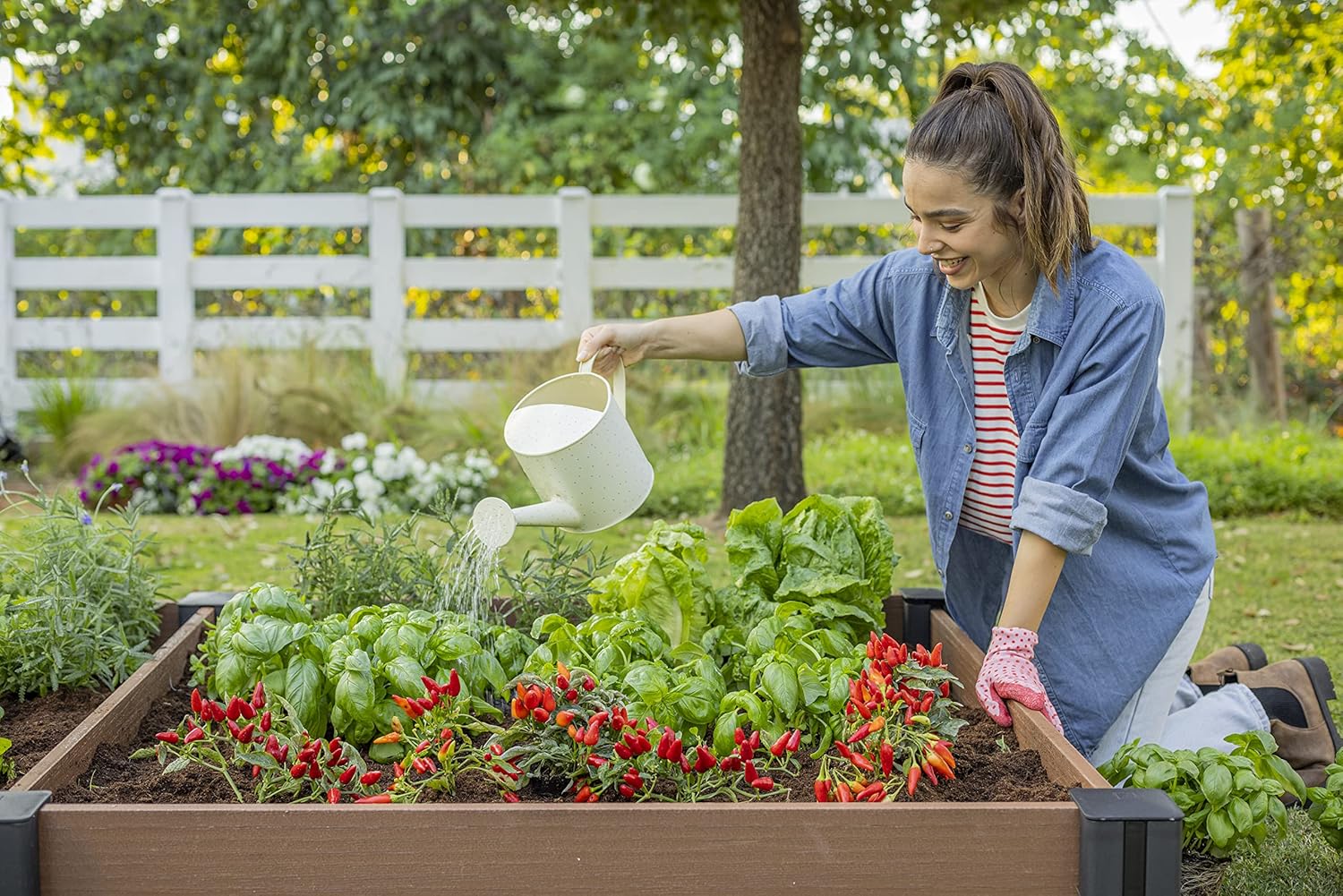 Keter Vista Garden Bed - Brown - Image 9