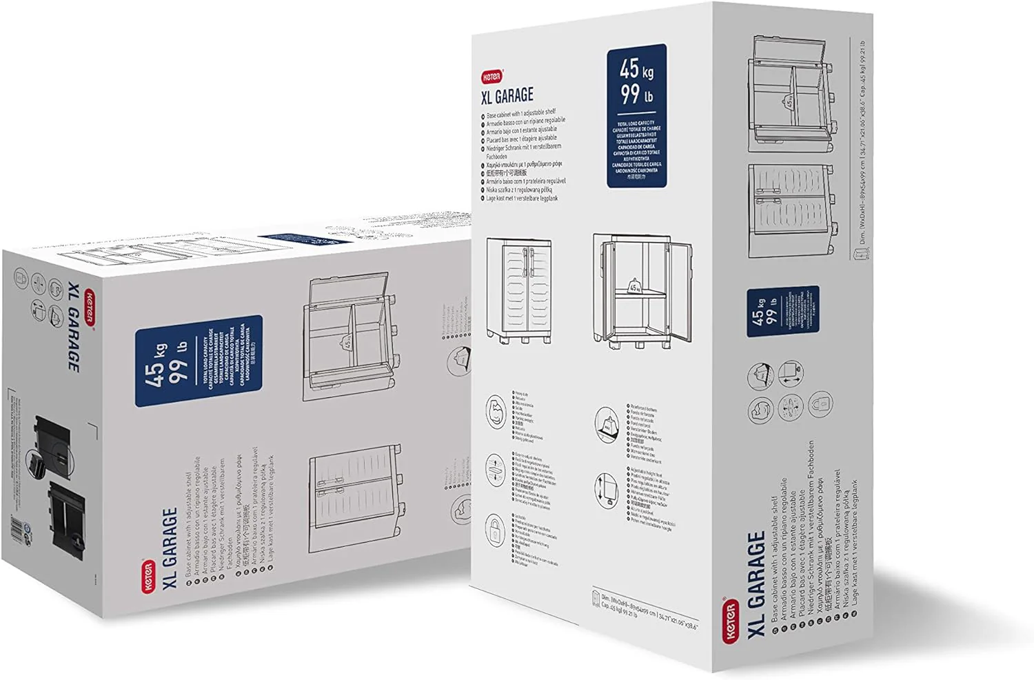 Keter XL Garage Base Cabinet - Image 7